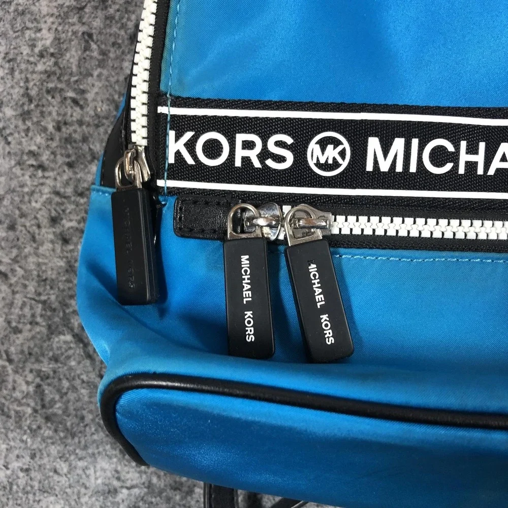 Michael Kors Mini Backpack Womens Small Blue Nylon‎ 35S0SY9B2C